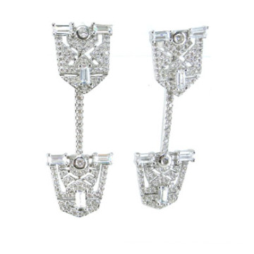 Good Quailty and Woman Fashion Jewelry 3A CZ 925 Silver Earring (E6453)